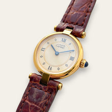 Load image into Gallery viewer, Ladies' Vintage Cartier Must Vendome Vermeil Quartz Watch - Boxed