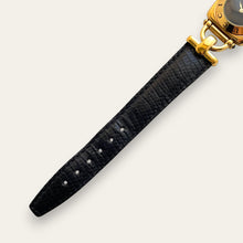 Load image into Gallery viewer, Vintage 1990s Gucci Horsebit 6300L Quartz Watch - Black Dial