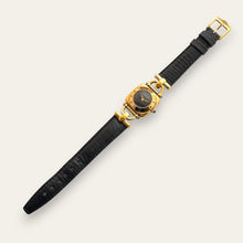Load image into Gallery viewer, Vintage 1990s Gucci Horsebit 6300L Quartz Watch - Black Dial