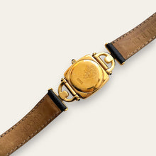 Load image into Gallery viewer, Vintage 1990s Gucci Horsebit 6300L Quartz Watch - Black Dial