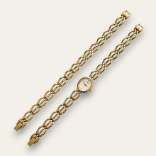 Load image into Gallery viewer, Vintage Gold-Plated Ladies' Citizen Quartz Watch & Bracelet Set