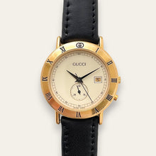 Load image into Gallery viewer, 90s Gold-Plated Gucci 3800Jr Quartz Watch - Beige Dial
