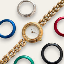 Load image into Gallery viewer, Vintage 1990s Gucci Quartz Watch - Interchangeable Bezels