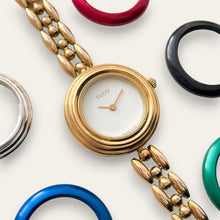 Load image into Gallery viewer, Vintage 1990s Gucci Quartz Watch - Interchangeable Bezels