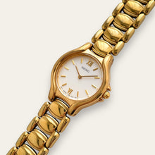 Load image into Gallery viewer, Vintage 90s Gold-Plated Ladies' Seiko Quartz Watch - Round Dial