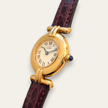 Load image into Gallery viewer, Vintage Ladies' Cartier Must Colisée Vermeil - Beige Dial