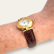 Load image into Gallery viewer, Vintage Ladies' Cartier Must Colisée Vermeil - Beige Dial