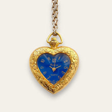 Load image into Gallery viewer, Vintage Heart-Shaped Ronica Pendant Watch - Quartz Movement