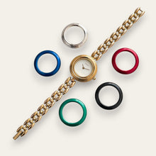 Load image into Gallery viewer, Vintage 1990s Gucci Quartz Watch - Interchangeable Bezels