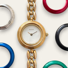 Load image into Gallery viewer, Vintage 1990s Gucci Quartz Watch - Interchangeable Bezels