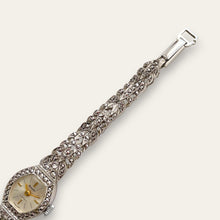 Load image into Gallery viewer, Vintage Ladies' Silver Accurist Mechanical Watch - Marcasite Bracelet