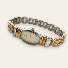 Load image into Gallery viewer, Vintage Ladies' Two-Tone Seiko Quartz Watch - Barrel Dial