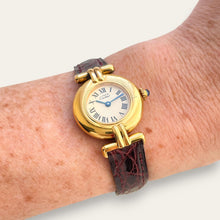 Load image into Gallery viewer, Vintage Ladies' Cartier Must Colisée Vermeil - Beige Dial