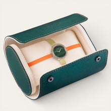 Load image into Gallery viewer, Ladies' Gold-Tone Accurist Quartz Watch - Green Malachite Dial