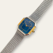 Load image into Gallery viewer, Vintage Two-Tone Ladies' Seiko Lassale Quartz Watch with Blue Dial