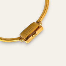 Load image into Gallery viewer, Vintage Gold-Plated Gucci 1900L Bangle Quartz Watch - Square Dial
