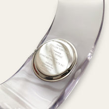 Load image into Gallery viewer, Issey Miyake "O" Watch - Transparent - Unisex Quartz Bangle