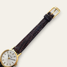 Load image into Gallery viewer, Vintage Ladies' 1973 Gold-Plated Bulova Mechanical Watch - Silver Dial