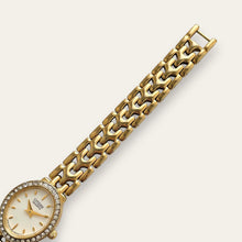 Load image into Gallery viewer, Gold-Plated Ladies' Citizen Oval Quartz Watch - Crystal-Set
