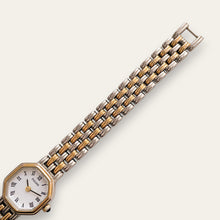 Load image into Gallery viewer, Vintage Ladies' Pulsar (by Seiko) Two-Tone Quartz Watch - Octagon Dial