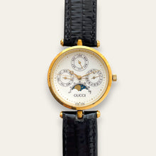 Load image into Gallery viewer, Gucci Moonphase Stack Triple Calendar Quartz Vintage Watch