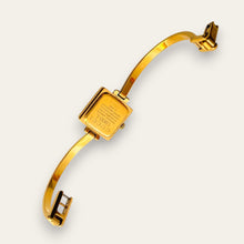 Load image into Gallery viewer, Vintage Gold-Plated Gucci 1900L Bangle Quartz Watch - Square Dial