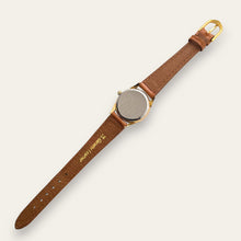 Load image into Gallery viewer, Vintage Imado Sun & Moon Quartz Watch - Brown Leather Strap