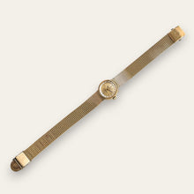 Load image into Gallery viewer, Vintage Gold-Filled Omega Ladymatic Mechanical Watch - Faceted Glass, Integrated Bracelet