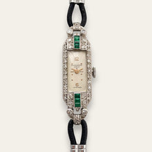 Load image into Gallery viewer, Vintage Ladies' Art Deco Baume et Mercier Platinum & Diamond Cocktail Watch