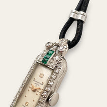 Load image into Gallery viewer, Vintage Ladies' Art Deco Baume et Mercier Platinum & Diamond Cocktail Watch