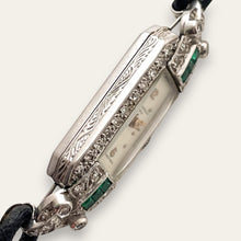 Load image into Gallery viewer, Vintage Ladies' Art Deco Baume et Mercier Platinum & Diamond Cocktail Watch