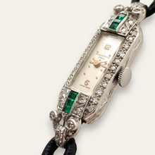 Load image into Gallery viewer, Vintage Ladies' Art Deco Baume et Mercier Platinum & Diamond Cocktail Watch