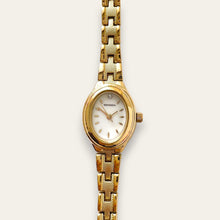 Load image into Gallery viewer, Ladies' Sekonda Quartz Watch With Gold-Tone Bracelet and White Oval Face