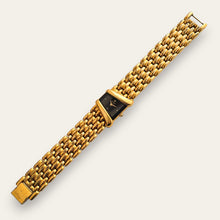 Load image into Gallery viewer, Vintage 90s Gold-Plated Seiko Asymmetrical Quartz Watch - Black Dial