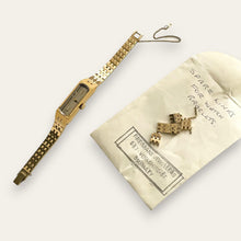 Load image into Gallery viewer, Vintage 1979 Gold-Plated Ladies' Seiko Mechanical Watch with Faceted Glass