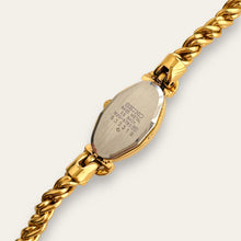Load image into Gallery viewer, Vintage Seiko Gold Plated Jewellery Quartz Watch - Diamonds & Rubies