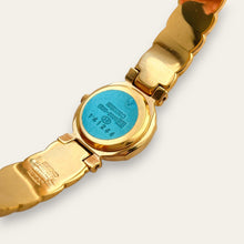 Load image into Gallery viewer, Vintage Seiko Gold Plated Watch - Mother of Pearl Dial, Diamonds & Rubies