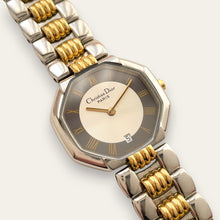 Load image into Gallery viewer, Vintage Two-Tone Christian Dior Ladies' Quartz Watch - Silver Octagon