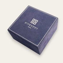 Load image into Gallery viewer, Vintage 1990s Gold-Plated Ladies' Givenchy Bangle Watch - Quartz, Blue Dial