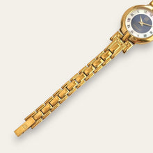 Load image into Gallery viewer, Vintage 1990s Gold-Plated Ladies' Givenchy Watch - Quartz, Blue Dial