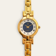 Load image into Gallery viewer, Vintage 1990s Gold-Plated Ladies' Givenchy Watch - Quartz, Blue Dial