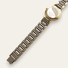 Load image into Gallery viewer, Vintage 1990s Yves Saint Laurent Quartz Watch - Two-Tone Bracelet, Black Dial