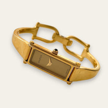 Load image into Gallery viewer, Vintage Ladies' GP Gucci 1500L Bangle Quartz Watch - Gold Dial