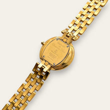 Load image into Gallery viewer, Vintage Christian Dior Bagheera — 1990s Black Dial Gold-Tone Watch, Quartz