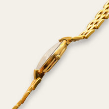 Load image into Gallery viewer, Vintage Christian Dior Bagheera Watch — 1990s Crystal-Set, Gold-Tone, Quartz