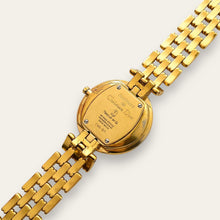 Load image into Gallery viewer, Vintage Christian Dior Bagheera Watch — 1990s Crystal-Set, Gold-Tone, Quartz