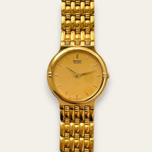 Load image into Gallery viewer, Gold-Plated Men's / Unisex Seiko Quartz Watch - Round Dial
