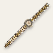 Load image into Gallery viewer, Vintage Two-Tone Christian Dior Ladies' Quartz Watch - Silver Octagon