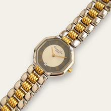 Load image into Gallery viewer, Vintage Two-Tone Christian Dior Ladies' Quartz Watch - Silver Octagon