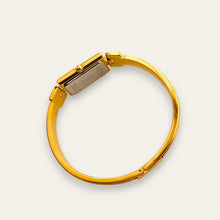 Load image into Gallery viewer, Vintage 1990s Gold-Plated Ladies' Givenchy Bangle Watch with Blue